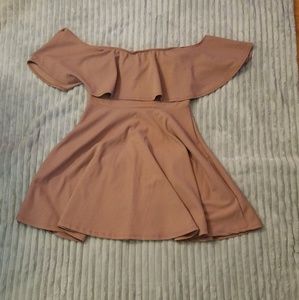 Off the shoulder dress